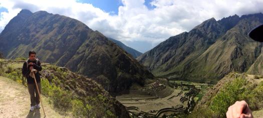 INCA SITE AT INCA TRAIL